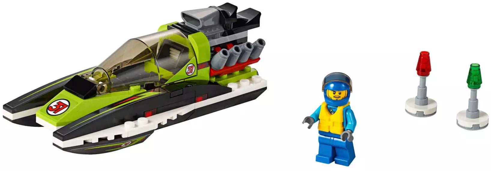 LEGO City 60114 Rennboot, Inhalt