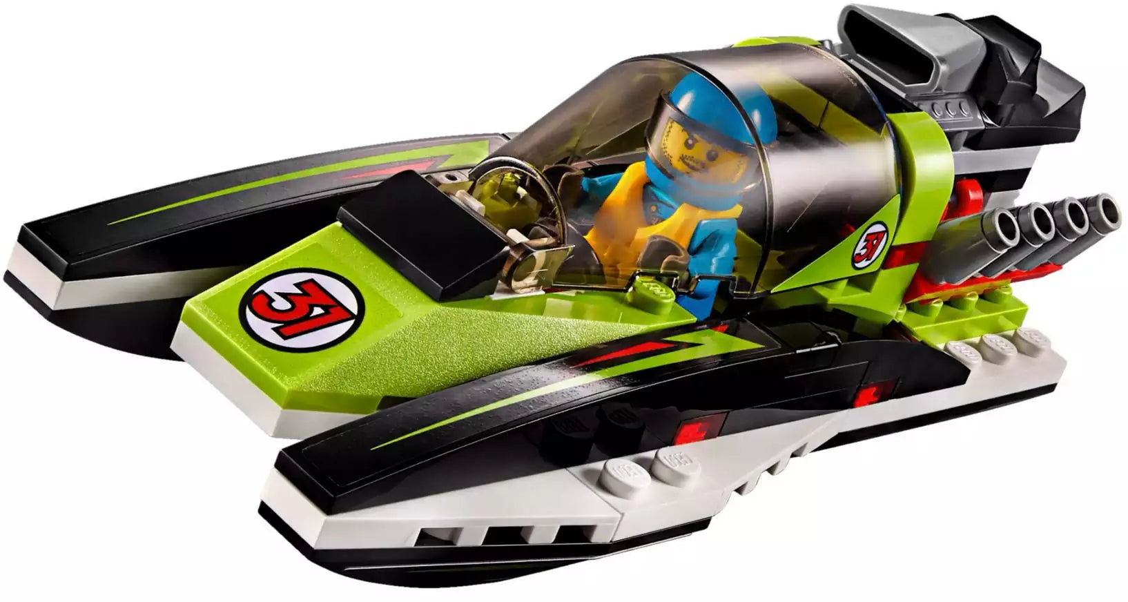 LEGO City 60114 Rennboot, Ansicht vorne