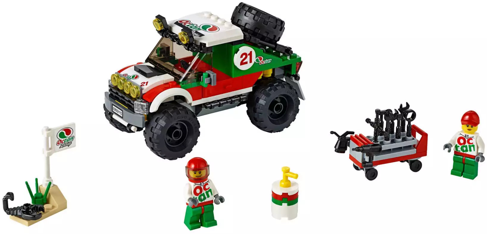 LEGO City 60115 Allrad-Geländewagen, Inhalt