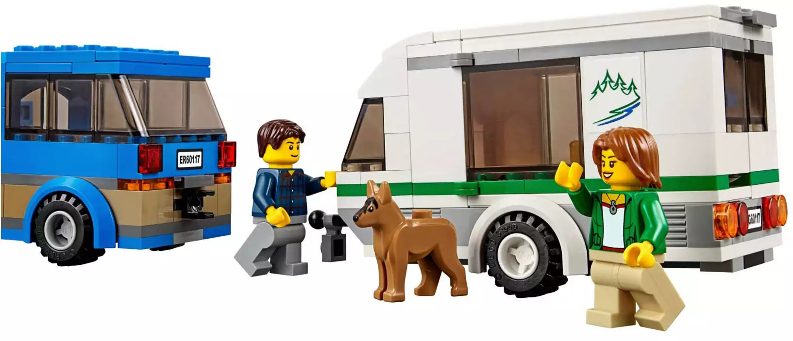 LEGO City 60117 Van & Wohnwagen, abgekuppelt