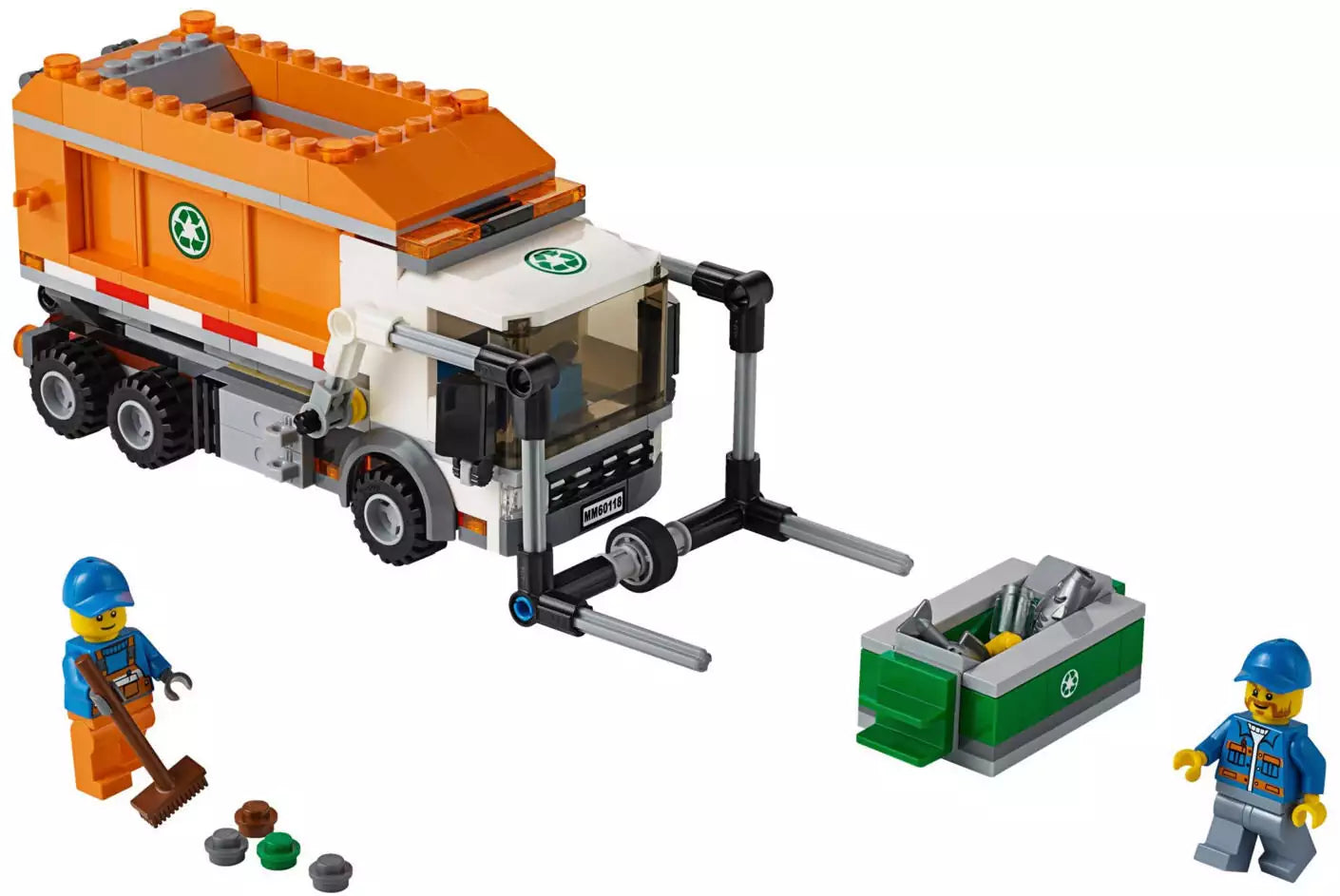 LEGO City 60118 Müllabfuhr, Inhalt