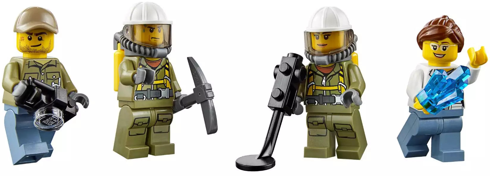 LEGO City 60120 Vulkan Starter-Set, Minifiguren