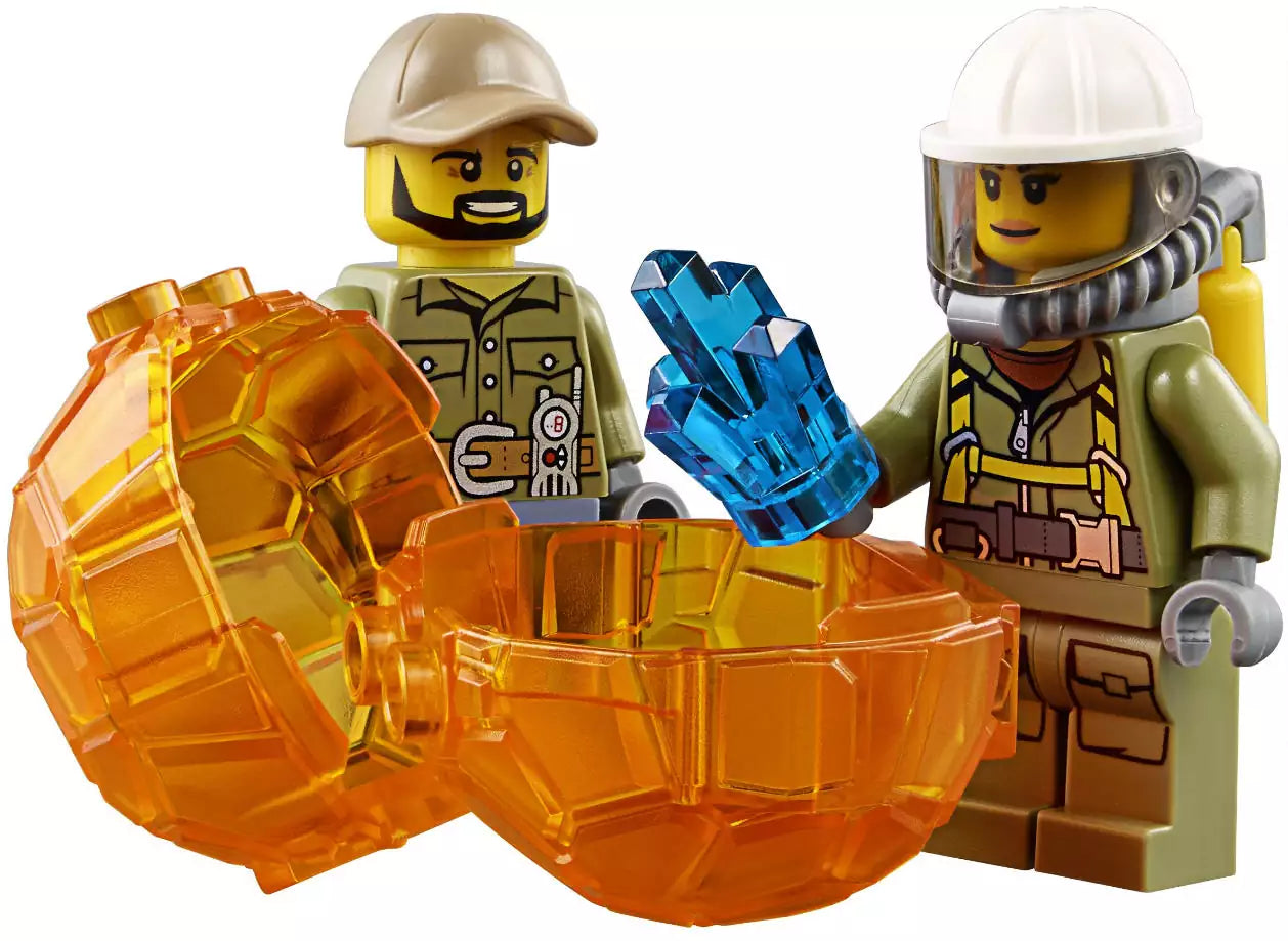 LEGO City 60121 Vulkan-Forschungstruck, Minifiguren