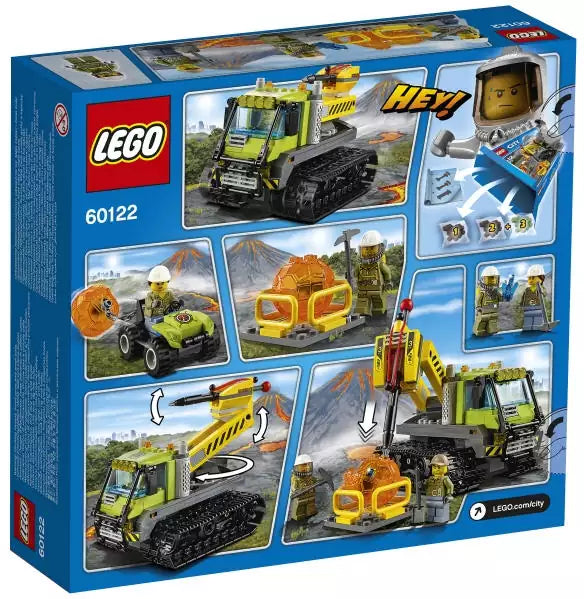LEGO City 60122 Vulkan-Raupe, Box Rückansicht