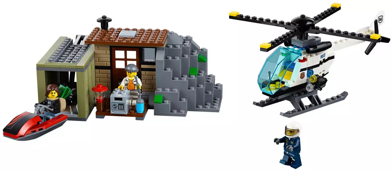 LEGO City 60131 Gaunerinsel, Inhalt