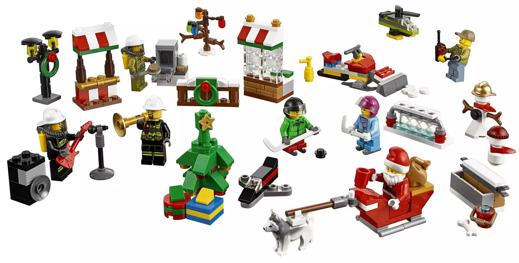 LEGO City 60133 Adventskalender 2016, Inhalt