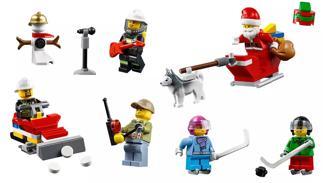 LEGO City 60133 Adventskalender 2016, Minifiguren