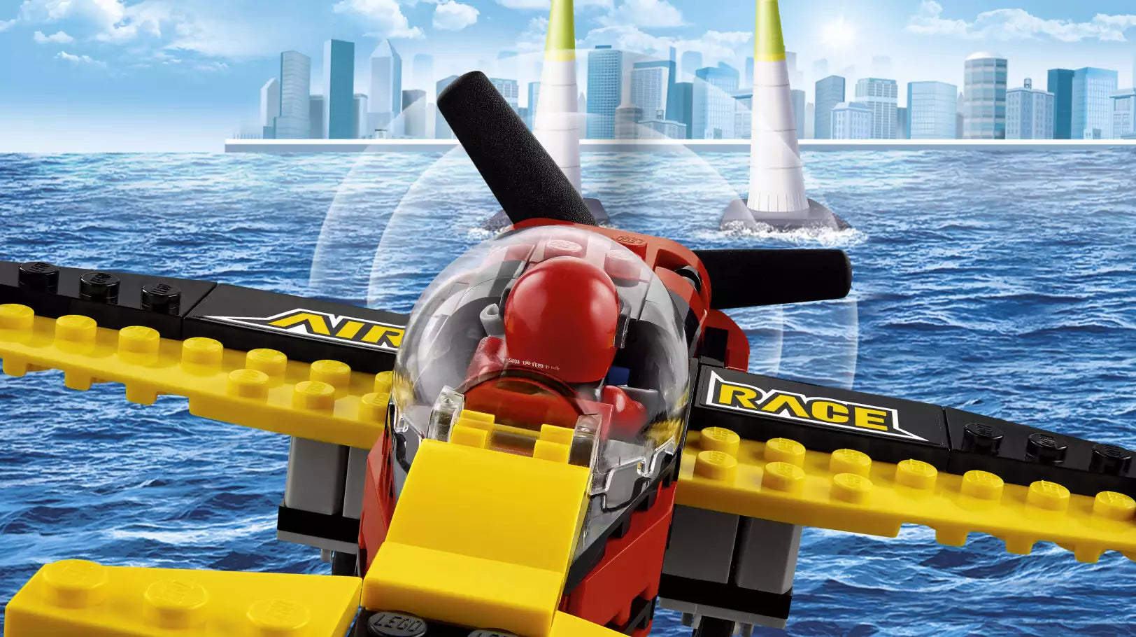 LEGO City 60144 Rennflugzeug, Detail 2
