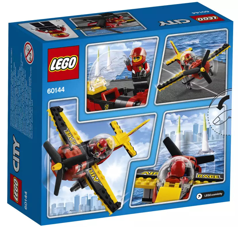 LEGO City 60144 Rennflugzeug, Box Rückansicht
