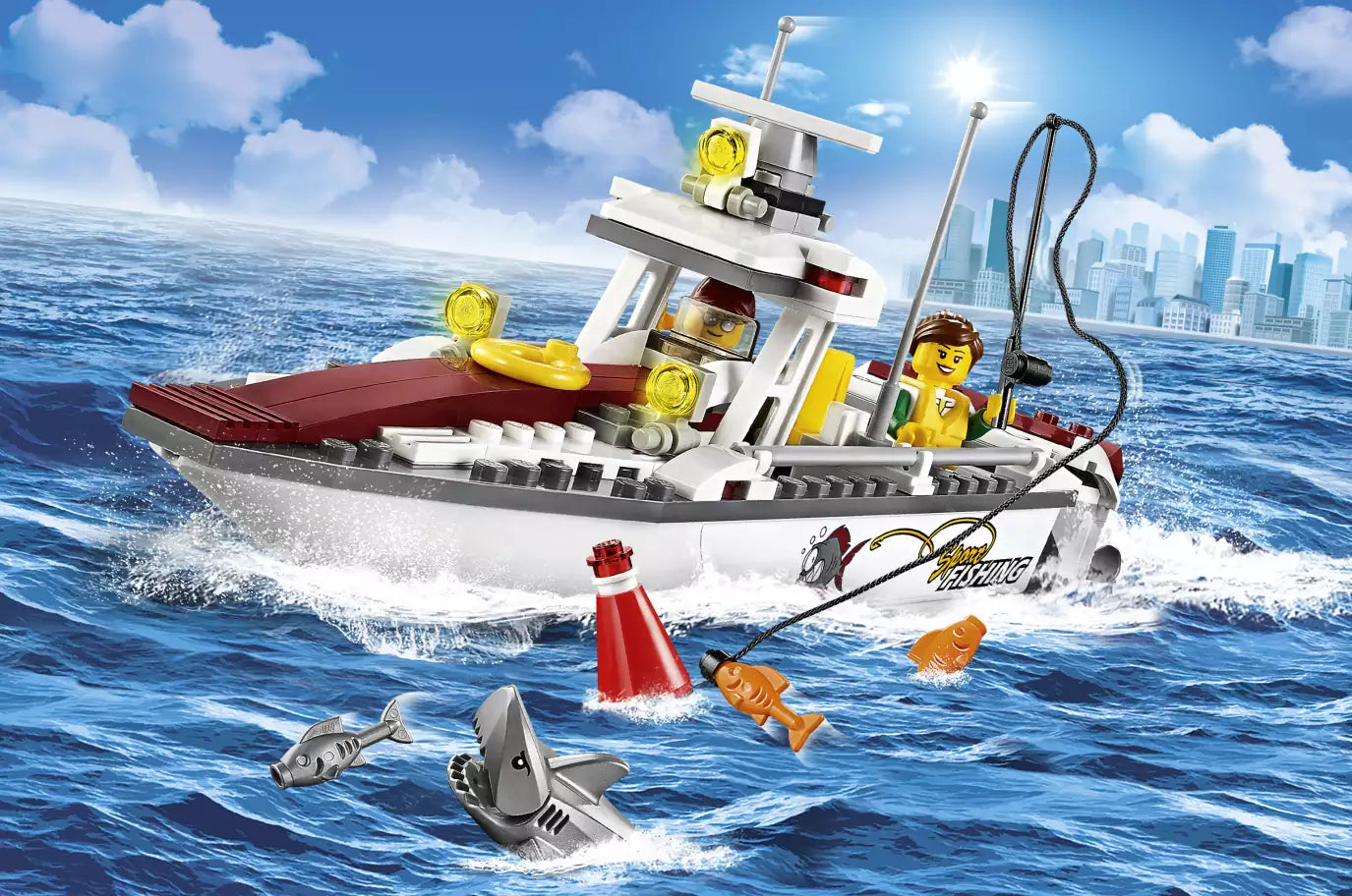LEGO City 60147 Angelyacht, Detail 2