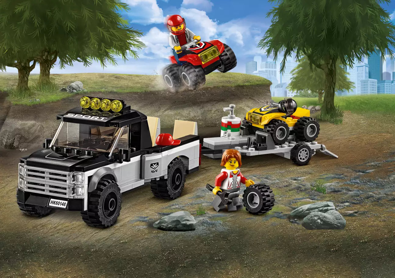 LEGO City 60148 Quad-Rennteam