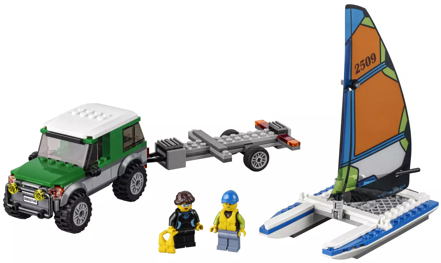 LEGO City 60149 Geländewagen mit Katamaran
