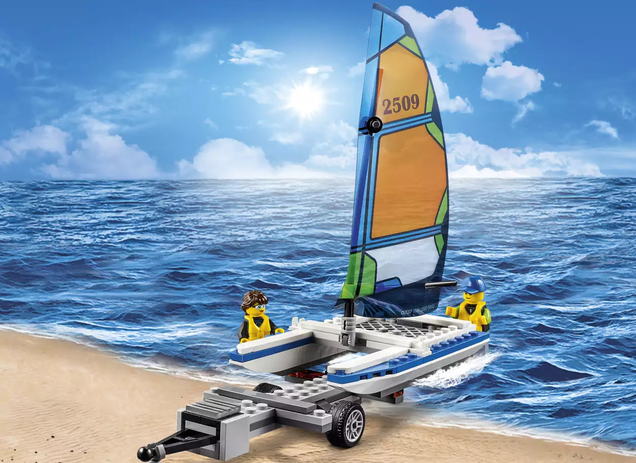 LEGO City 60149 Geländewagen mit Katamaran
