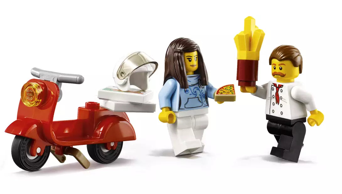 LEGO City 60150 Pizzawagen, Minifiguren