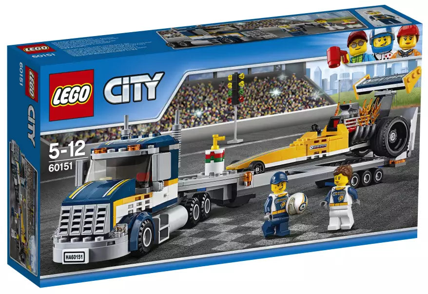LEGO City 60151 Dragster-Transporter
