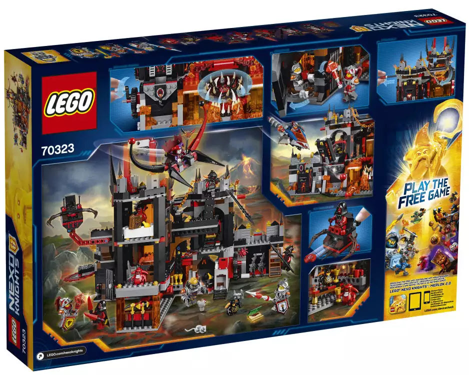 LEGO Nexo Knights 70323 Jestros Vulkanfestung, Box Rückansicht