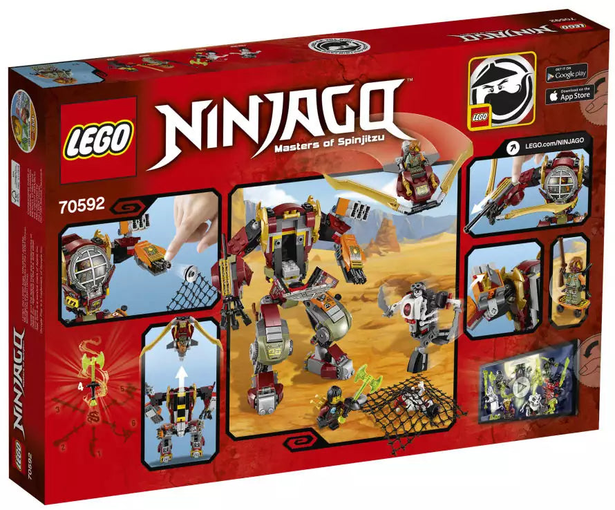 LEGO Ninjago 70592 Schatzgräber M.E.C., Box Rückansicht
