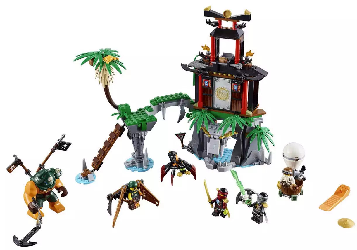 LEGO Ninjago 70604 Schwarze Witwen-Insel, Inhalt