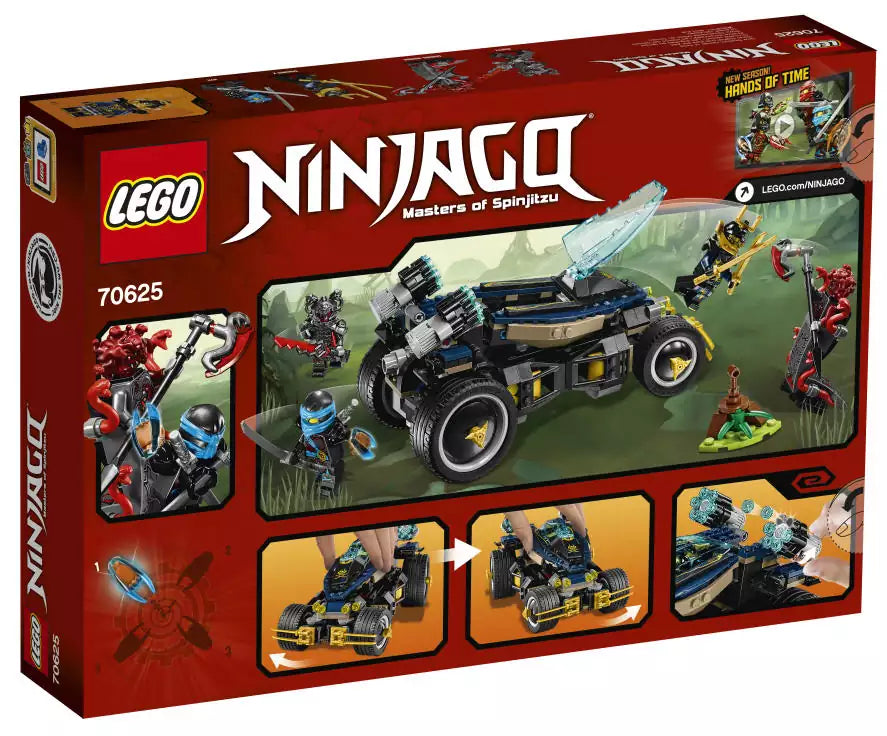 LEGO Ninjago 70625 Samurai Turbomobil, Box Rückansicht