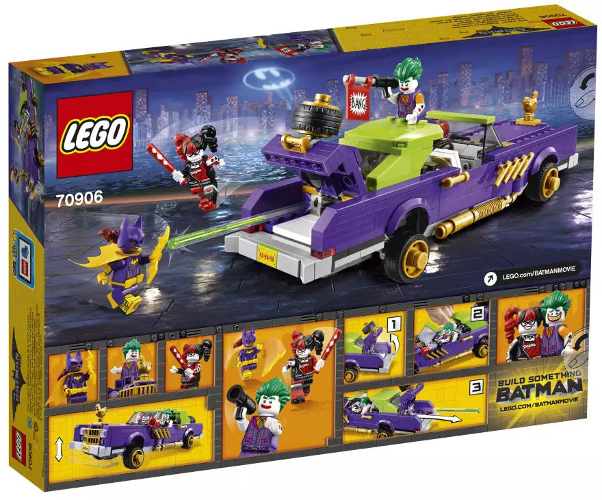 The LEGO Batman Movie 70906 Jokers berüchtigter Lowrider, Box Rückansicht