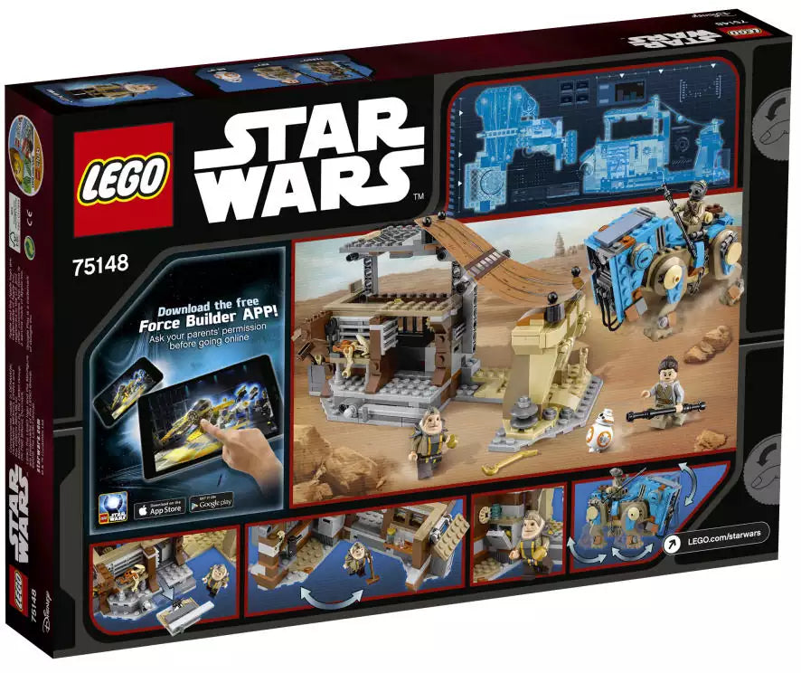 LEGO Star Wars 75148 Encounter on Jakku, Box Rückansicht