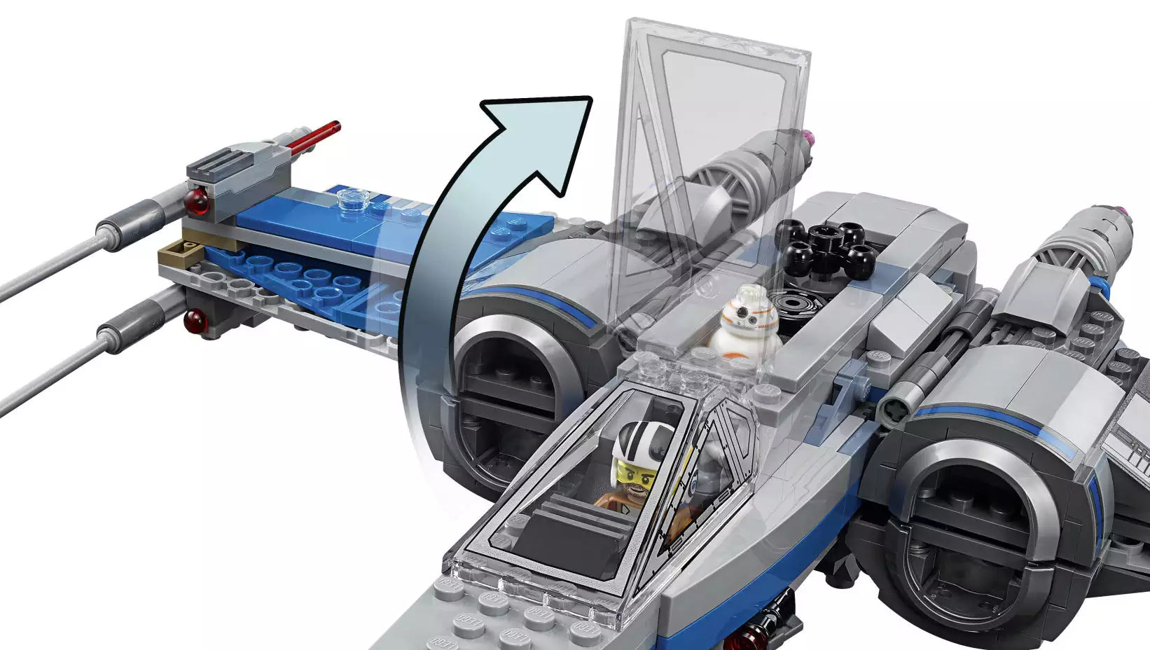LEGO Star Wars 75149 Resistance X-Wing Fighter, Detail 1