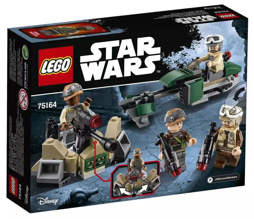 LEGO Star Wars 75164 Rebel Trooper Battle Pack, Box Rückansicht