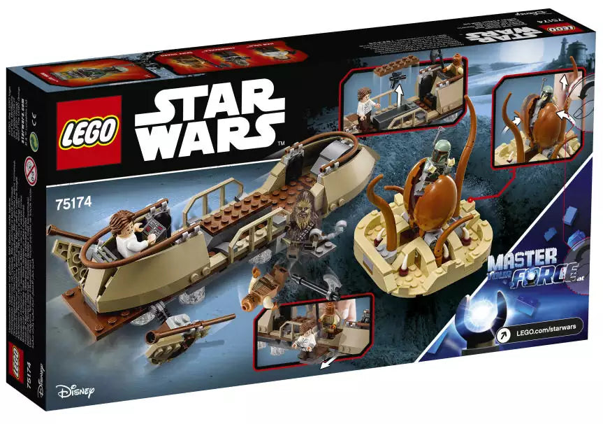 LEGO Star Wars 75174 Desert Skiff Escape, Box Rückansicht