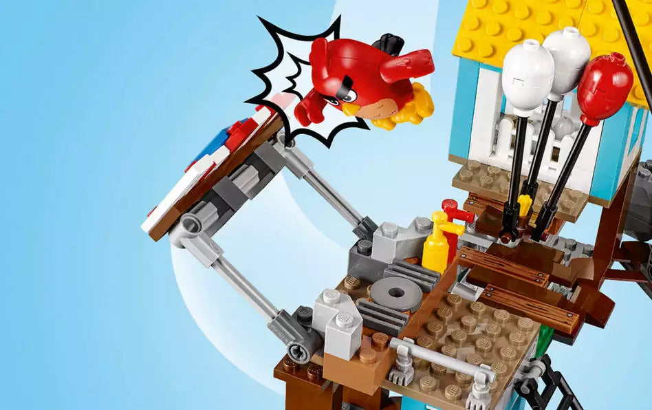 LEGO Angry Birds 75824 Pig City Teardown, Red