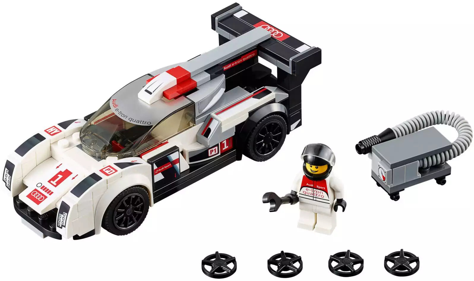 LEGO Speed Champions 75872 Audi R18 e-tron quattro, Inhalt