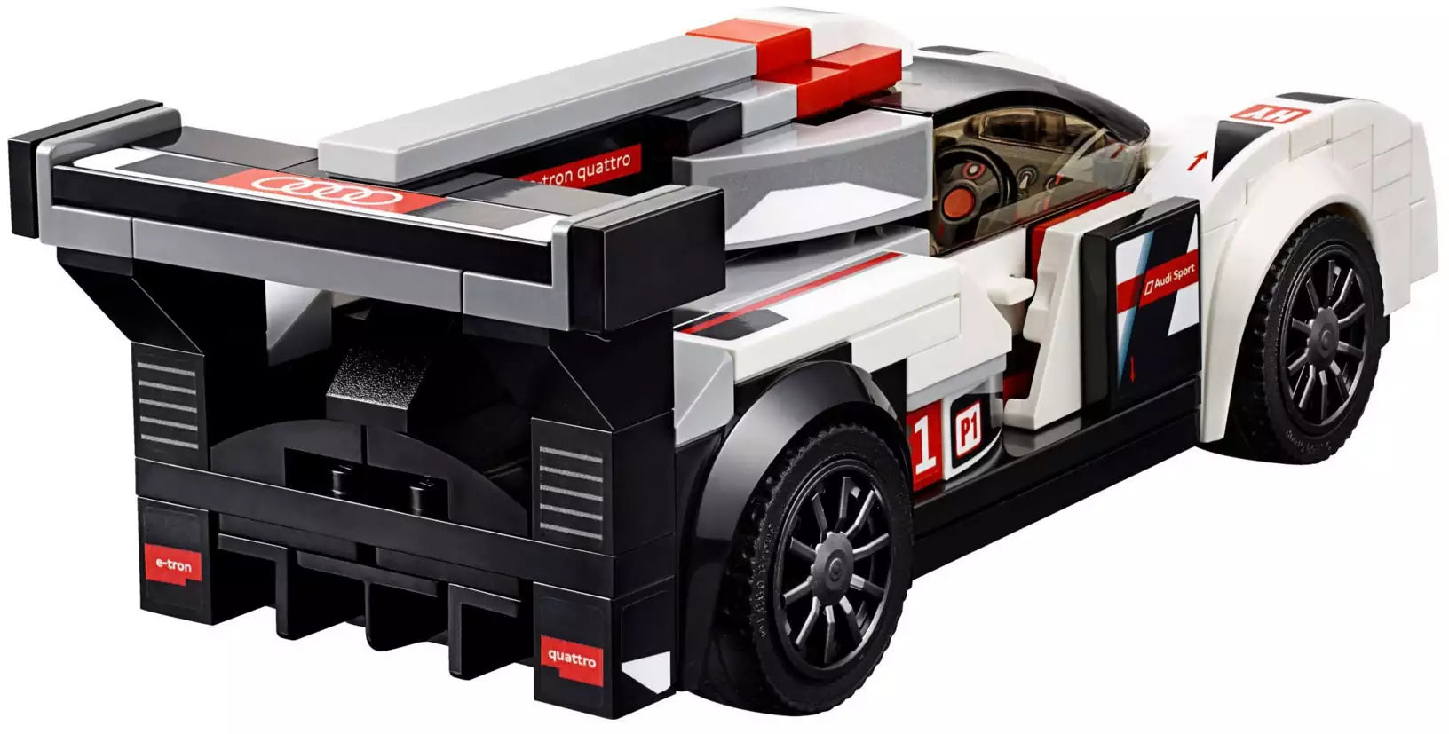 LEGO Speed Champions 75872 Audi R18 e-tron quattro, Rückansicht