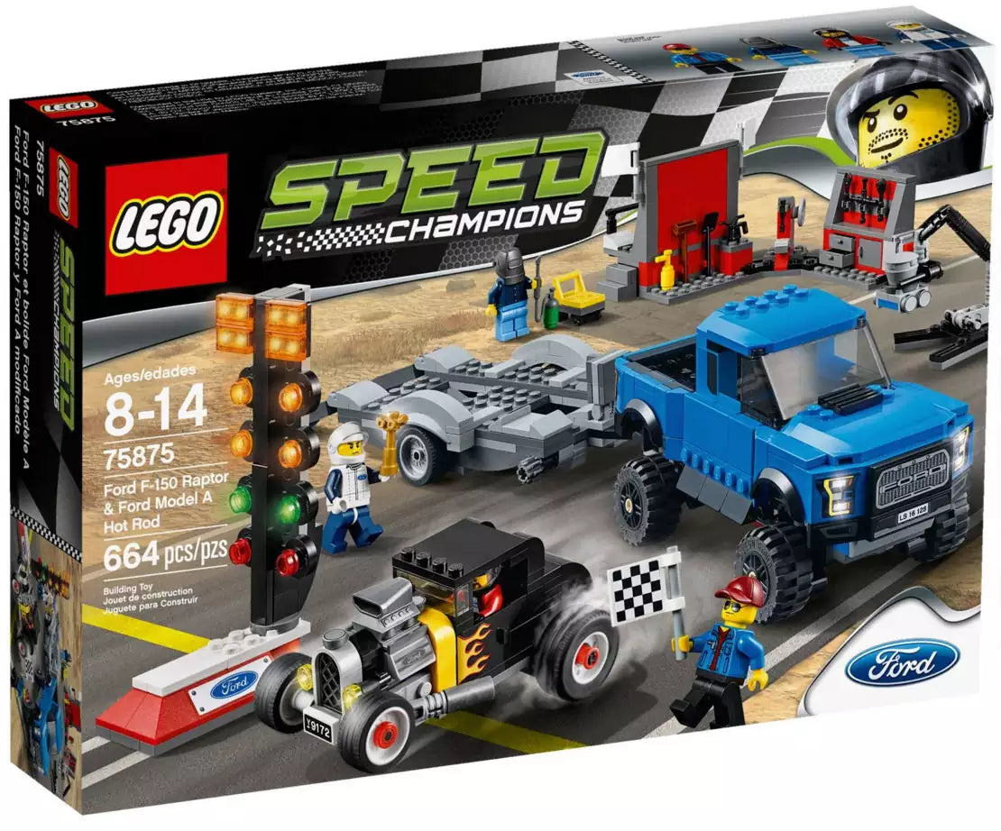 LEGO Speed Champions 75875 Ford F-150 Raptor & Ford Model A Hot Rod