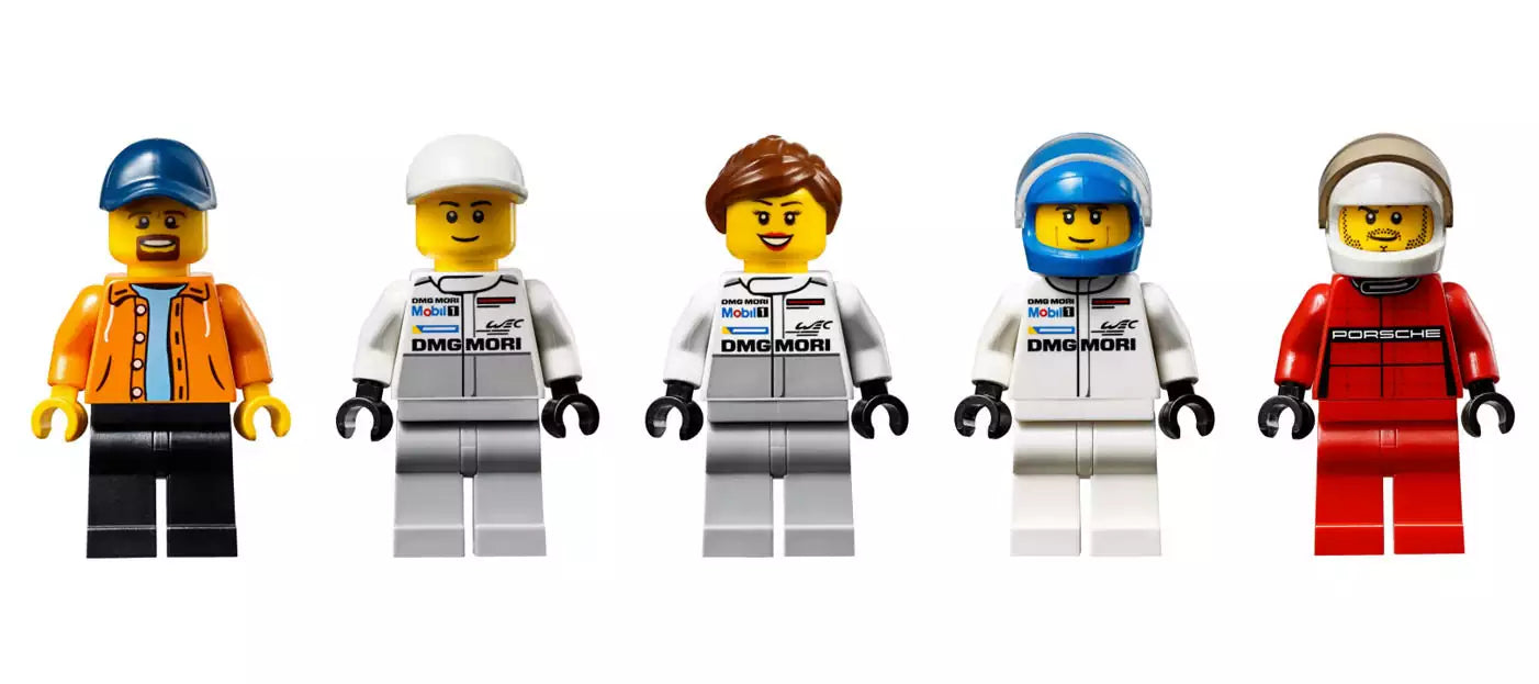LEGO Speed Champions 75876 Porsche 919 Hybrid and 917K Pit Lane, Minifiguren