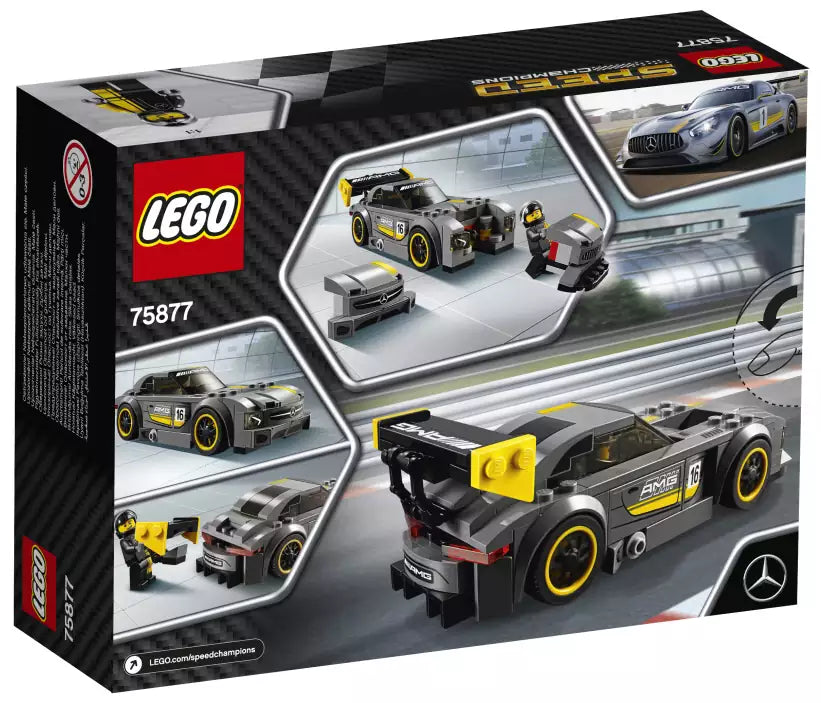 LEGO Speed Champions 75877 Mercedes-AMG GT3, Box Rückansicht