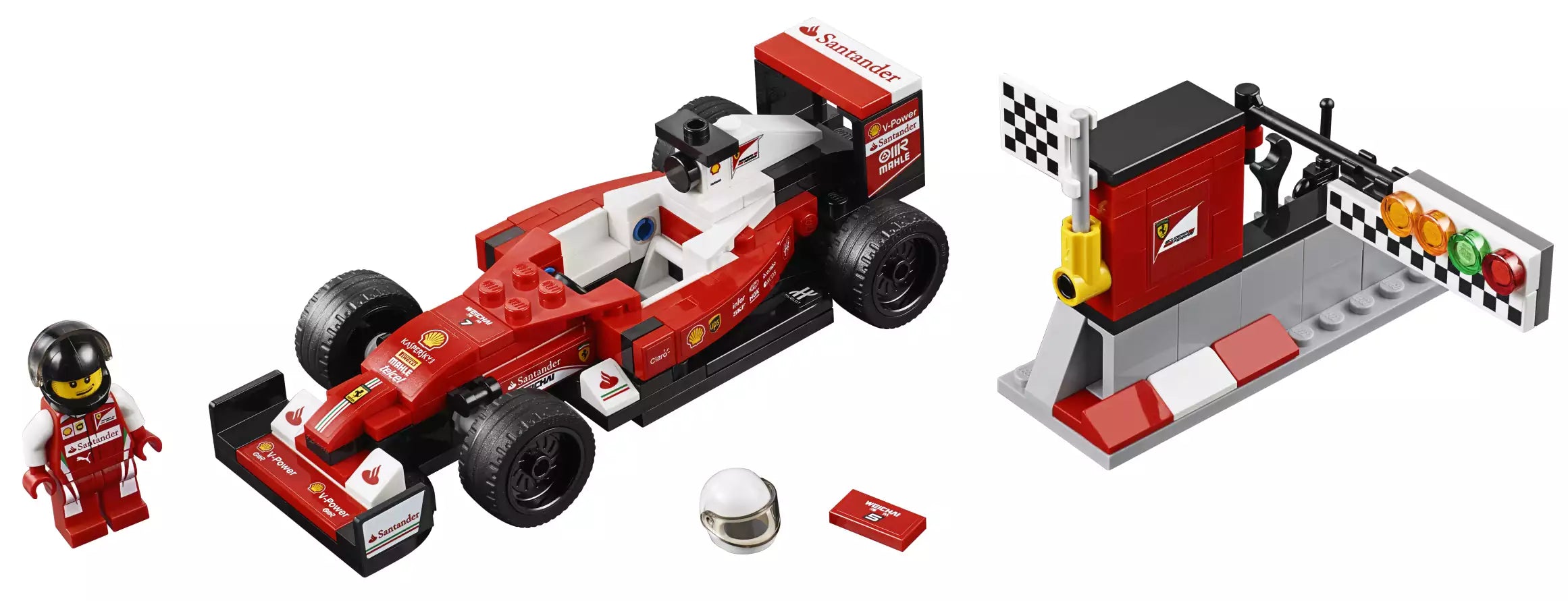 LEGO Speed Champions 75879 Scuderia Ferrari SF16-H, Inhalt