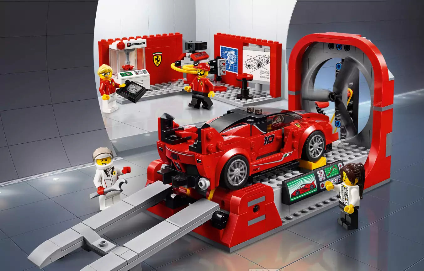 LEGO Speed Champions 75882 Ferrari FXX K & Entwicklungszentrum, Detail 2