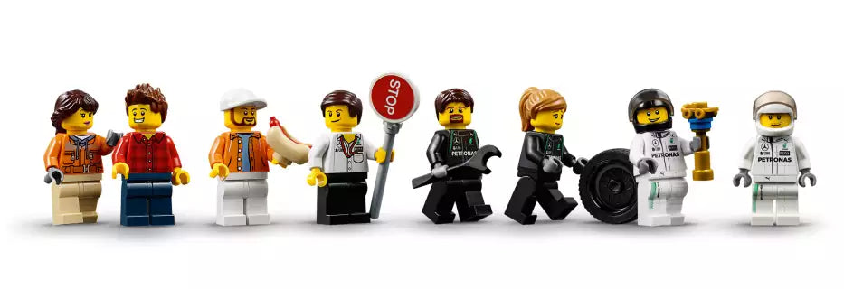 LEGO Speed Champions 75883 MERCEDES AMG PETRONAS Formula One Team, Minifiguren
