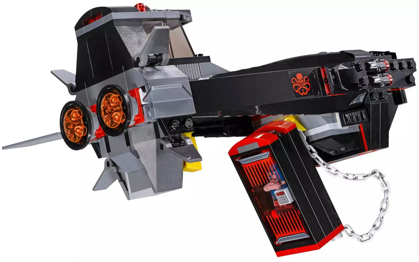 LEGO Super Heroes 76048 U-Boot Überfall von Iron Skull, Ansicht unten