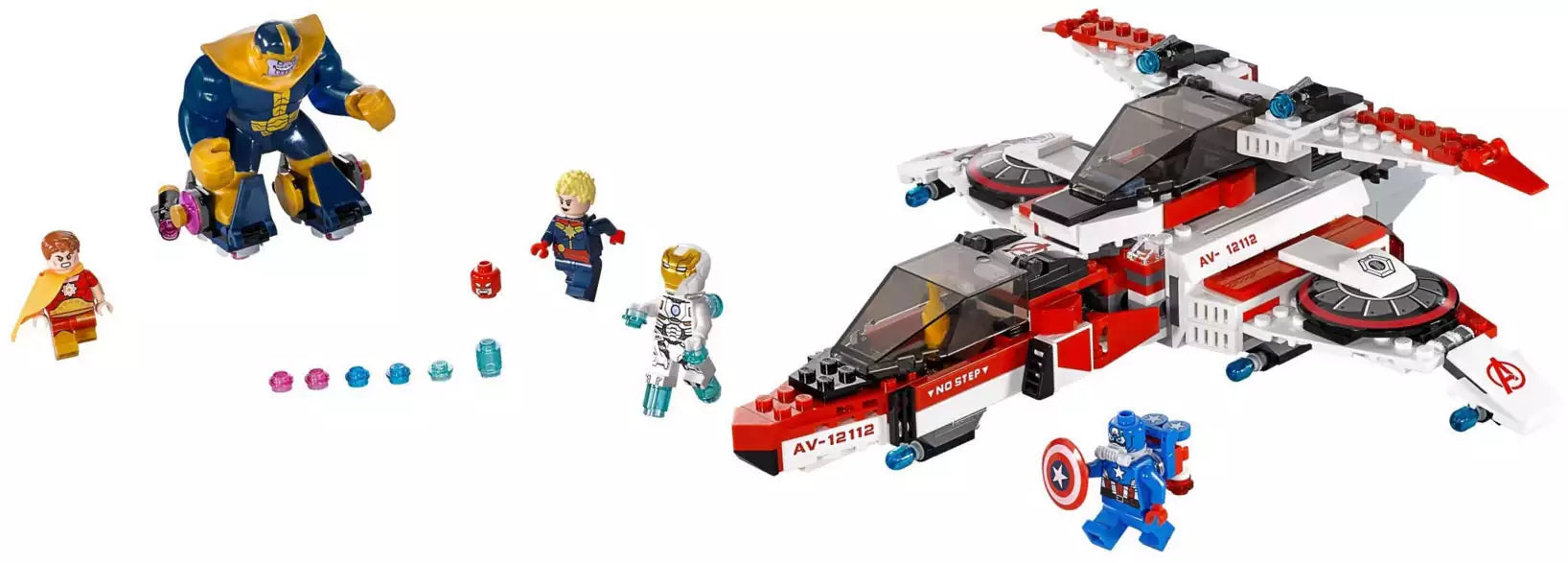 LEGO Super Heroes 76049 Avenjet Weltraummission, Inhalt