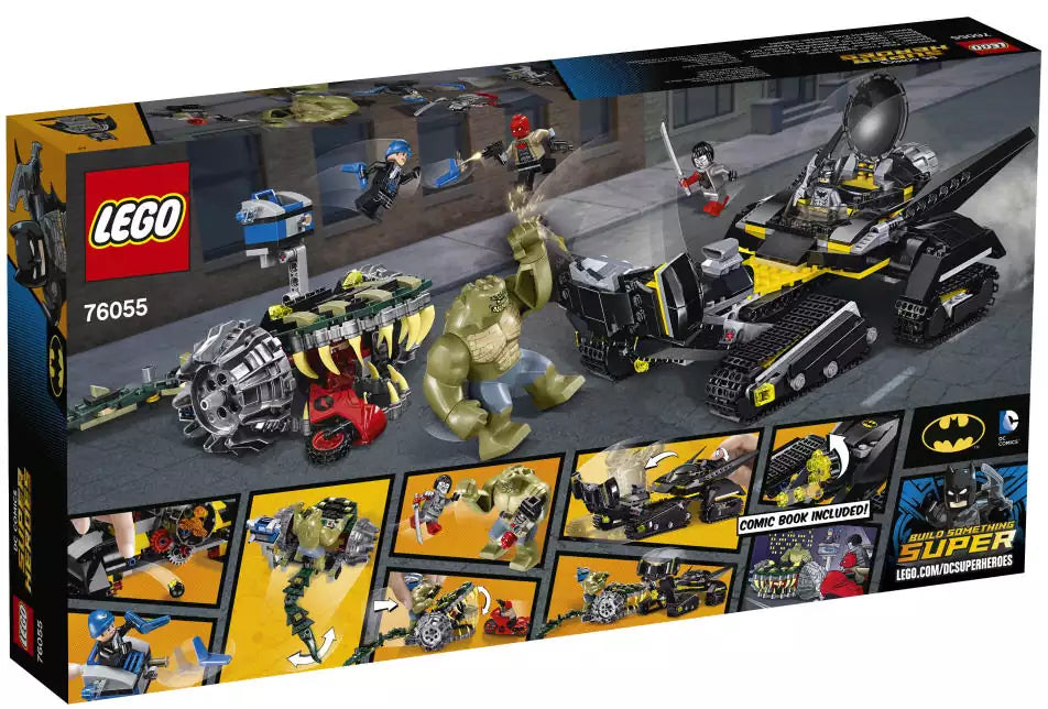 LEGO Super Heroes 76055 Killer Crocs Überfall in der Kanalisation, Box Rückansicht