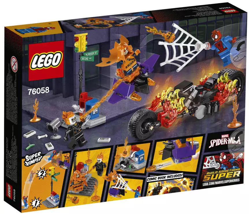 LEGO Super Heroes 76058 Ghost Riders Verbündete, Box Rückansicht