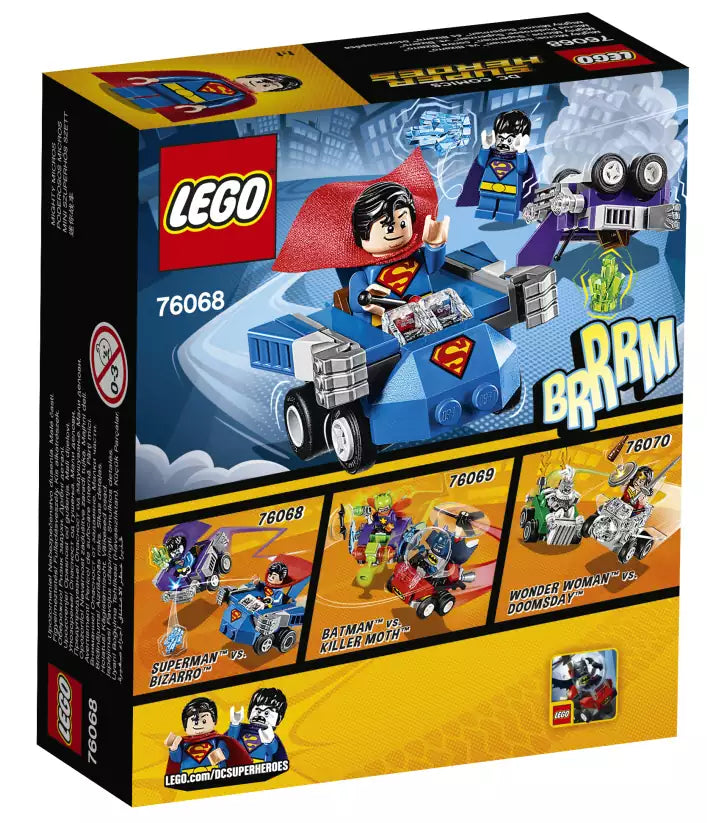 LEGO Super Heroes 76068 Superman vs. Bizarro, Box Rückansicht