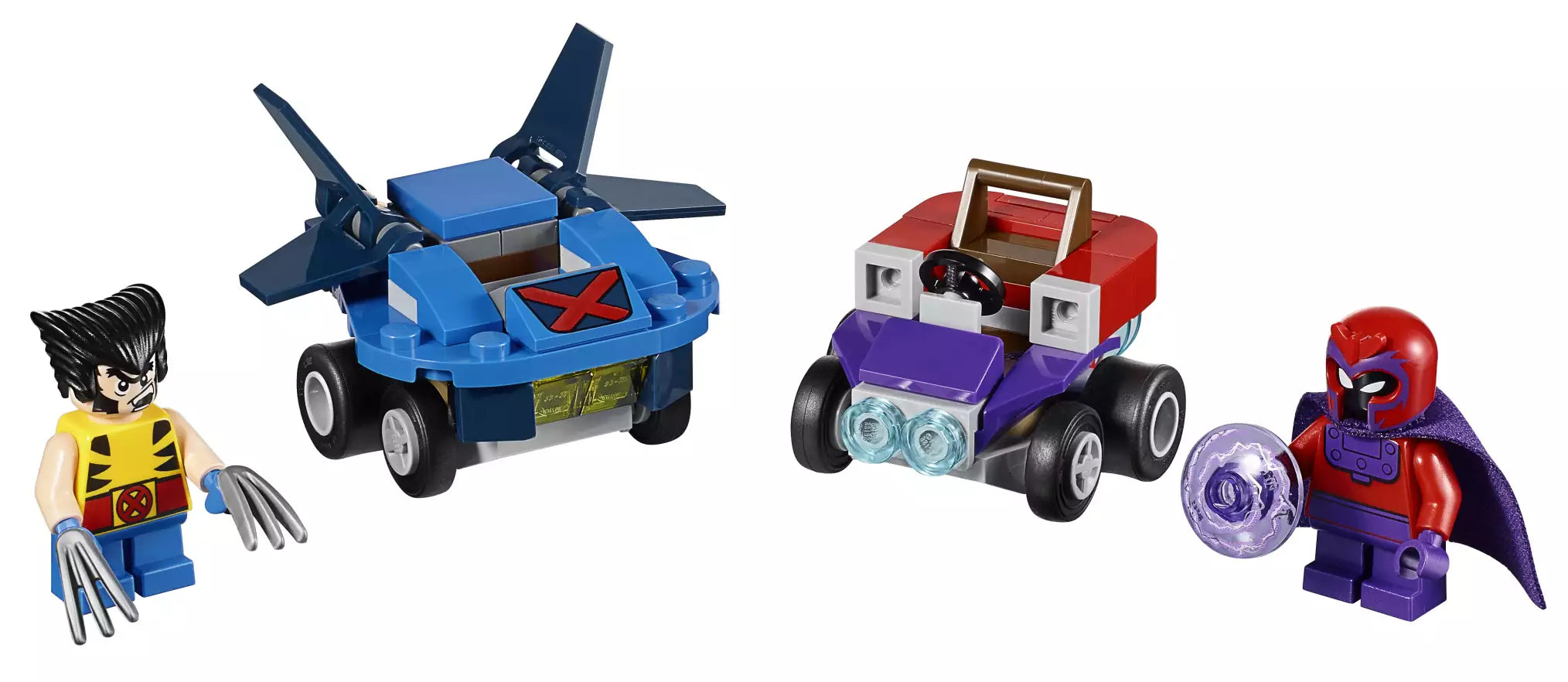 LEGO Super Heroes 76073 Wolverine vs. Magneto, Inhalt