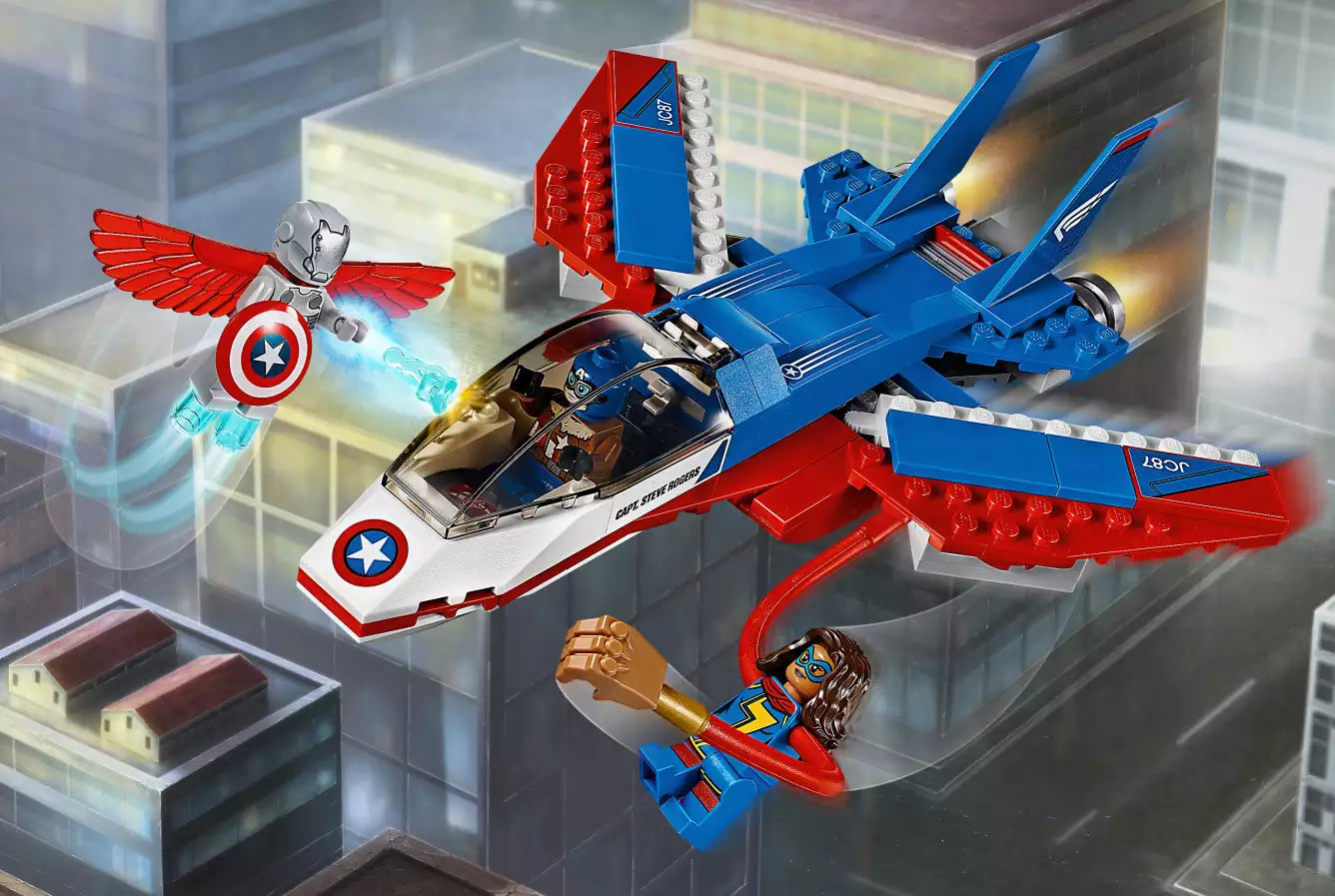 LEGO Super Heroes 76076 Düsenjet, Detail 1