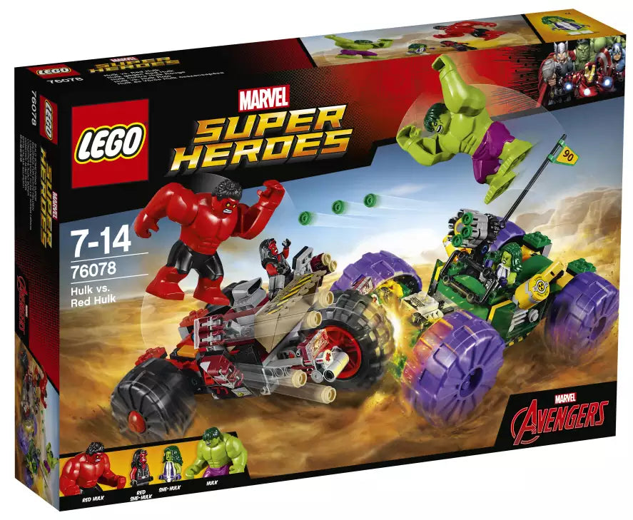 LEGO Super Heroes 76078 Hulk gegen  Red Hulk
