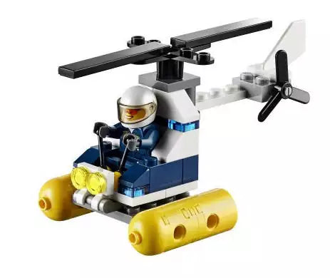 LEGO City 30311 Sumpfpolizei Helikopter, inhalt