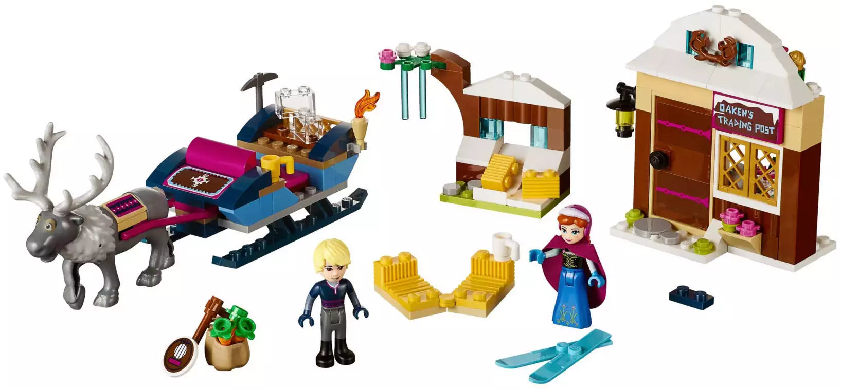 LEGO Disney Princess 41066 Annas und Kristoffs Schlittenabenteuer