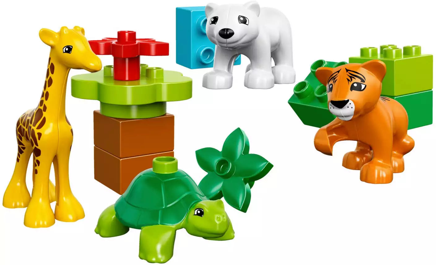 LEGO DUPLO 10801 Jungtiere, Inhalt