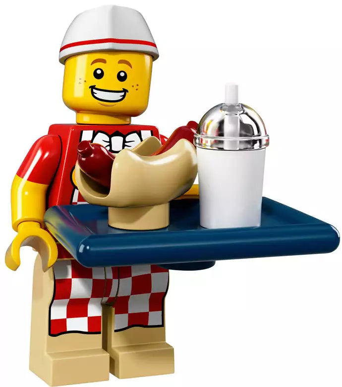 LEGO Minifiguren Serie 17 71018-06 Hotdog-Verkäufer