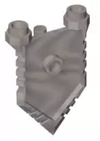 LEGO Waffen 22408 Schildgrundplatte Nr. 2, mattsilber